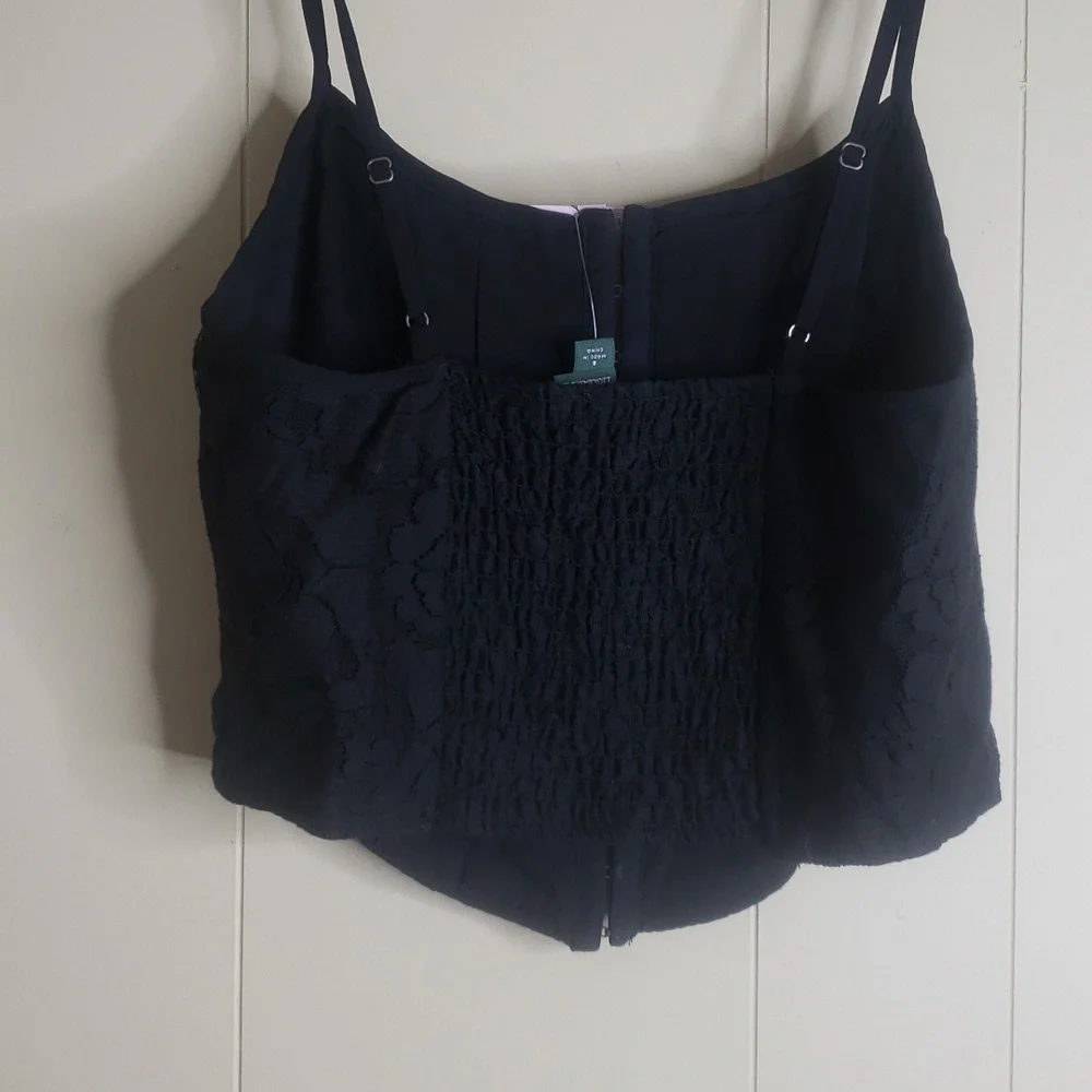 Women's Lace Black Corset Top Wild Fable Small - Picture 5 of 6